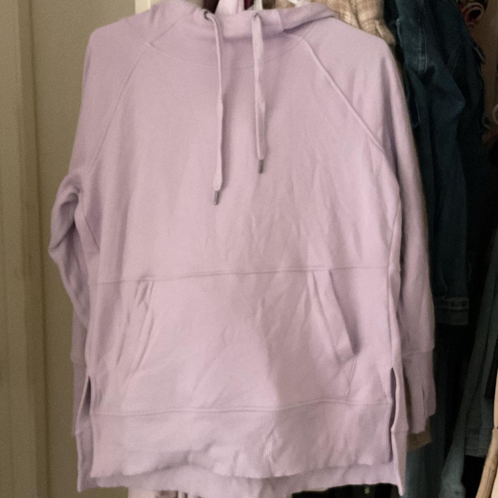 Athletic Works Light Purple Women's Cowl Neck Sweater